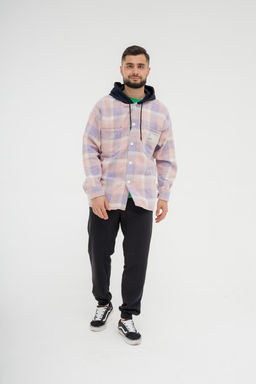 Рубашка утепленная,  толстовка c капюшоном оверсайз - Knitka wear фото 3