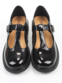 06-M47-16 BLACK Туфли женские (натуральная кожа)