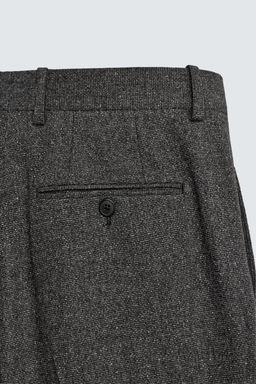 LIMITED EDITION WOOL TEXTURED SUIT TROUSERS - Zara фото 10