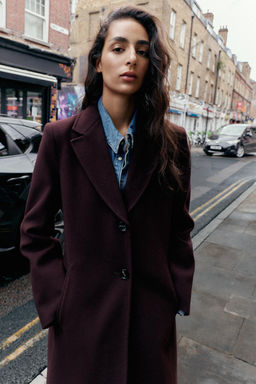 SOFT SHOULDER PAD COAT - Zara фото 3