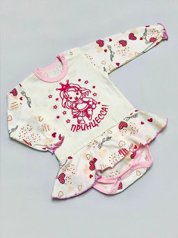 Боди-юбка супрем, арт.A-BD039(2)-SUk, рукав длинный, цвет розовый принцесса