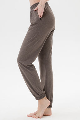 Брюки женские из кулирки на резинке асфальт - Амадэль фото 2