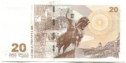Банкнота 20 лари 2002 года Грузия