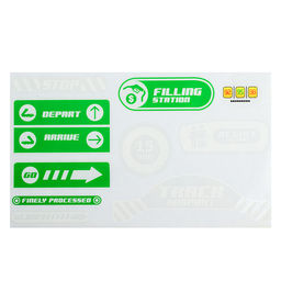 Парковка "Военная техника" зеленая, в коробке