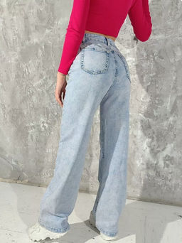 Джинсы женские трубы УЦЕНКА D35