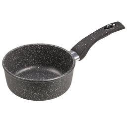 Ковш с тефлоновым покрытием 1,0л, д16см Гранит, h7см, s0,4см, ручка из термостойкого пластика (Россия)