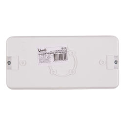 ULW-K25B 6W/4000K/EMG IP65 WHITE Светильник светодиодный влагозащищенный с БАП. Белый свет (4000K). 660Лм. Размер 220*105*50мм. Корпус белый. ТМ Uniel