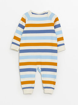 Bisiklet Yaka Renk Bloklu Erkek Bebek Tulum - Waikiki фото 2