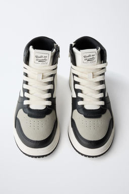 CONTRAST HIGH-TOP SNEAKERS - Zara фото 5