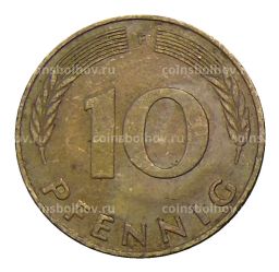 10 пфеннигов 1989 года F Германия