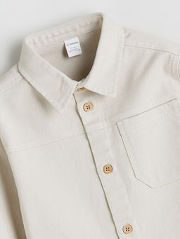 Basic Uzun Kollu Erkek ?ocuk G?mlek