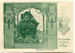 Банкнота 10 геллеров 1920 года Австрия  Санкт-Никола на Дунае (нотгельд)