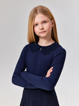 ACOOLA / Блузка детская для девочек Loretta темно-синий