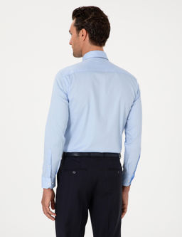 A__k Mavi Slim Fit Pamuklu Klasik G_mlek - Cacharel фото 5