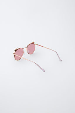 GAFAS DE SOL MET?LICAS HIBISCUS / oro rosa - Zara фото 3