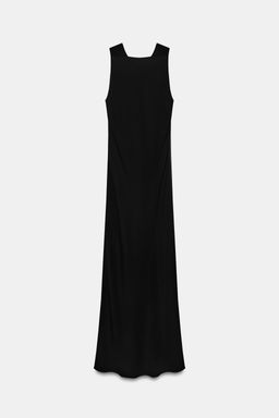 VESTIDO MIDI DRAPEADO ZW COLLECTION / Negro - Zara фото 3