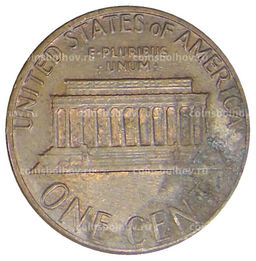 Монета 1 цент 1984 года США