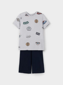 К 1614/городское ралли,индиго пижама для мал