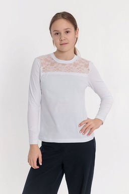 Джемпер М21886б Белый