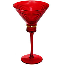Бокал для мартини 220 мл "VIVALDI" в наборе 6шт, красный