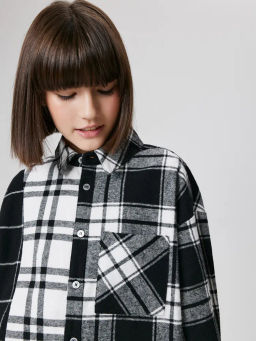 ACOOLA / Блузка детская для девочек Dive черно-белый  фото 4