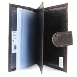 Обложка для авто+паспорт-Croco-ВП-1021 с хляст, натуральная кожа коричневый матовый (5) 208535  фото 3