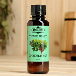 Цена за 2 шт. Ароматизатор для бани и ванны "Сосновый бор" натуральная, 100 мл "Добропаровъ"