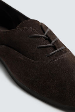 VIBRAM® SOLE LEATHER SHOES AARON LEVINE X ZARA