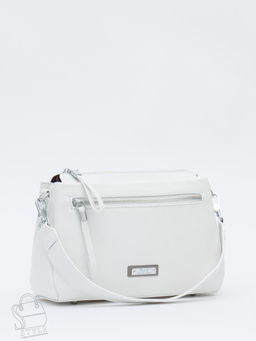 Сумка женская кожаная 1025CH white Polina&Eiterou