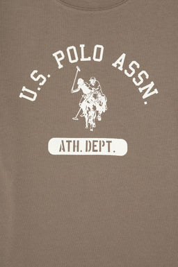 Erkek _ocuk Haki Bisiklet Yaka Ti__rt - U.s. polo assn фото 3