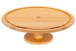 Блюдо сервировочное на ножке 31,5*31,5*28,5 см + стеклянная крышка - Elan gallery фото 11