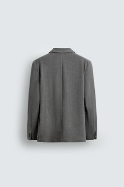 BLAZER RELAXED FIT TRAJE ESPIGA / Gris - Zara фото 7