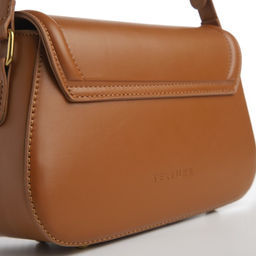 Сумка женская TEXTURA, мессенджер, средний размер, цвет рыжий  фото 4