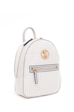 Женский белый рюкзак Неожиданная скидка в корзине