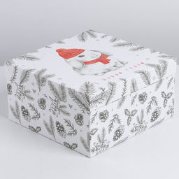 Набор подарочных коробок 3 в 1 С Новым годом, 18 18 1022 22 12 см - Дарите счастье фото 4