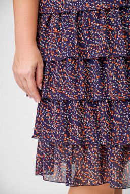 Блуза Swallow 803.2 черный+серебряный узор фото 824