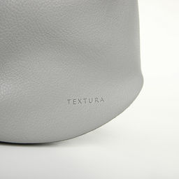 Сумка - мешок женская TEXTURA, на магните, с косметичкой, 36×10×27 см, серая