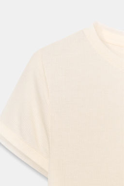 CAMISETA COMBINADA TUL / Vainilla - Zara фото 7