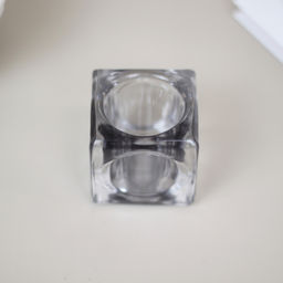 Цена за 4 шт. Подсвечник "ICE" 5*5 см, Графит