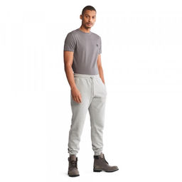 Мужская футболка Timberland SS Dun-River Crew T серая  фото 4