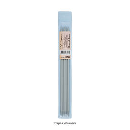 Спицы GAMMA 5-ти компл. чулочные KN5 алюминий d 4.0 мм 20 см 5 шт с покрытием фото 5