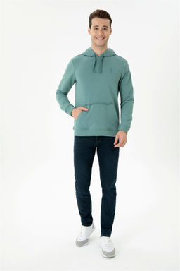 Мужской мятный свитшот - U.s. polo assn фото 4