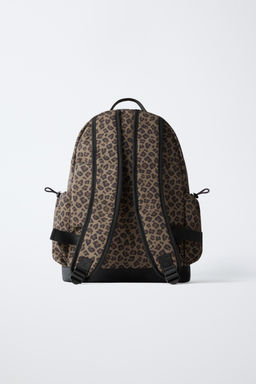 MOCHILA ANIMAL PRINT / Marr?n - Zara фото 6