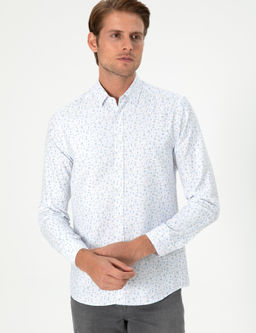 Mavi Slim Fit Uzun Kollu G_mlek