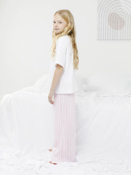 МП 1666/белый Н249 пижама для дев