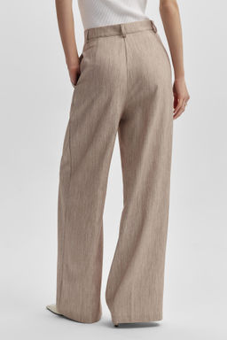 Брюки-палаццо с эффектом меланж - Mollis фото 5