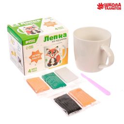 Набор для творчества. Кружка для декорирования полимерной глиной Весёлая лиса 300 мл - Школа талантов фото 2