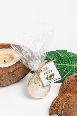 Бомбочка для ванны с афродизиаками Кокос и мускатный орех - Siberina фото 5