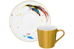 Чайная пара 2 пр. 250 мл 11*8,5*8 см Колибри, фарфор - Elan gallery фото 3