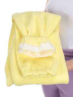 09 YELLOW Брюки спортивные женские на флисе (100% хлопок) 7986